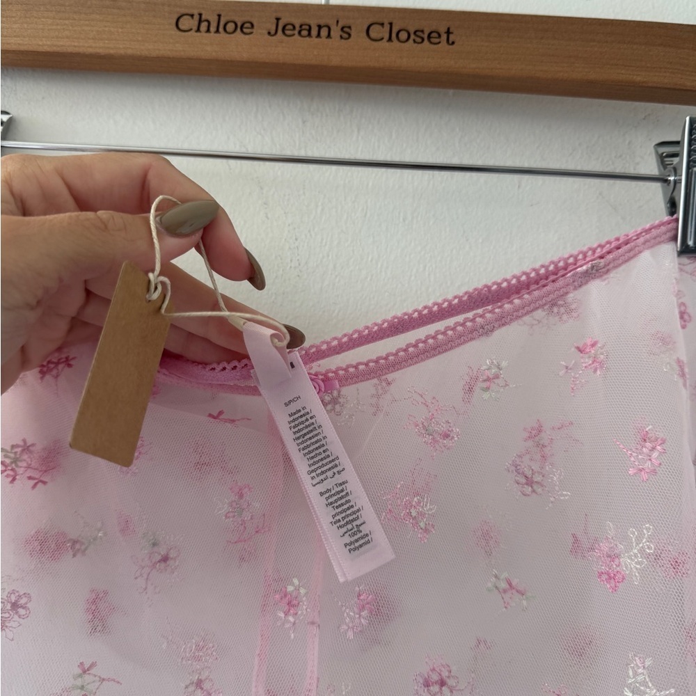 SKIMS NWT Spring Intimates Pink Shorts S - Picture 4 of 7
